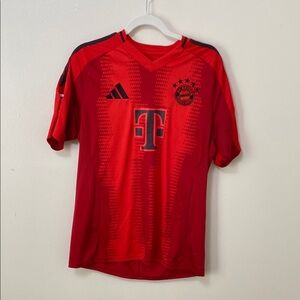 Adidas Red Bayern Munich Soccer Jersey